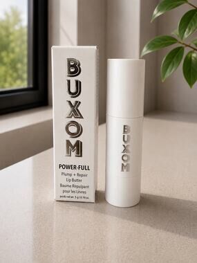 $24 New BUXOM Power-Full Plump + Repair Lip Butter Bare 5g